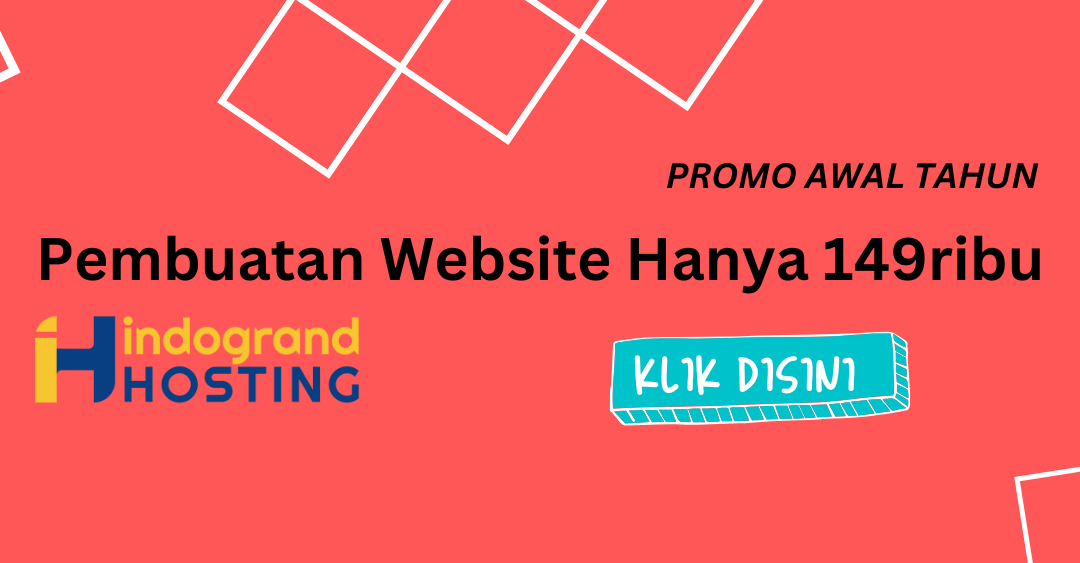 Promo Awal Tahun: Jasa Pembuatan Website Hanya Rp.149 Ribu